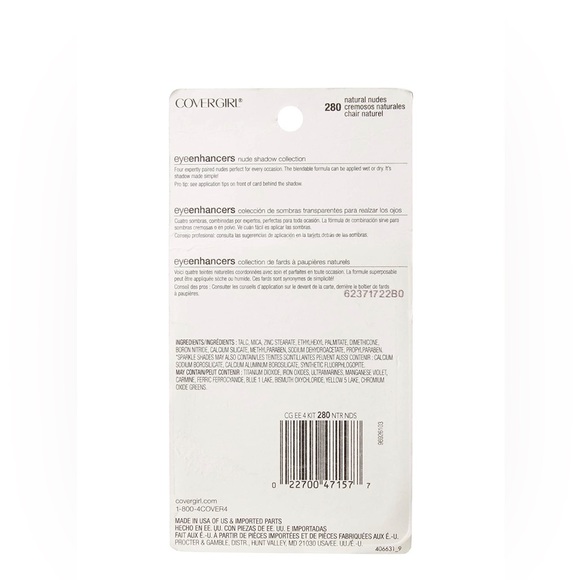 ⚜️3/$25⚜️💋COVERGIRL EYE ENHANCERS 4 KIT -NATURAL NUDES💋 - Picture 3 of 7